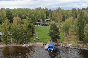 Måsen Bygg och projektledning villa i Stormnäs med vy från Dellen
